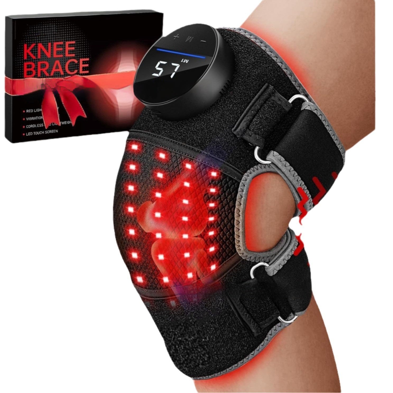 LED Real Red Light Knee Pad Shoulder Pad Red Light Physiotherapy Hot Compress